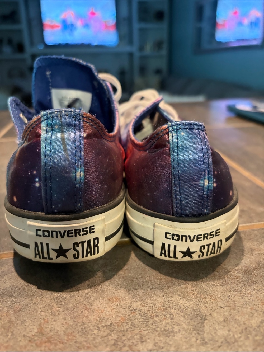 Converse Low-Top Sneakers - Purple Galaxy Print - Picture 10 of 10